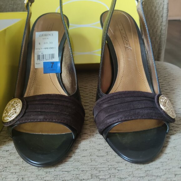 Circa Joan & David Brown CJKeely Heels - Size 7M - Picture 2 of 7